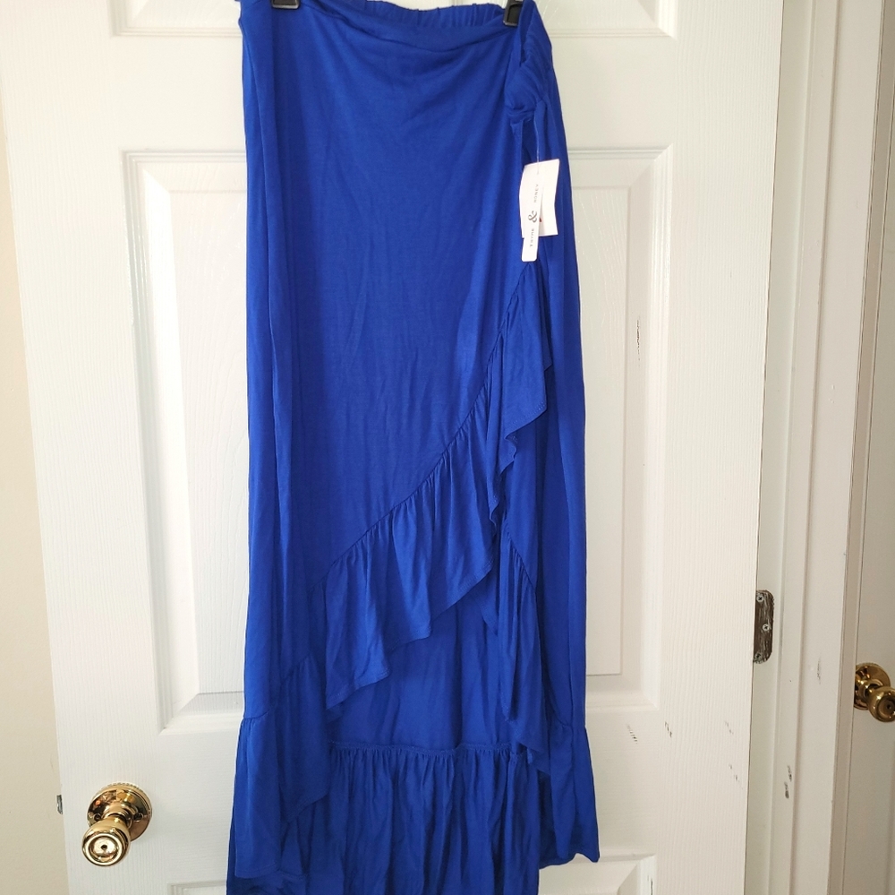 Blue skirt